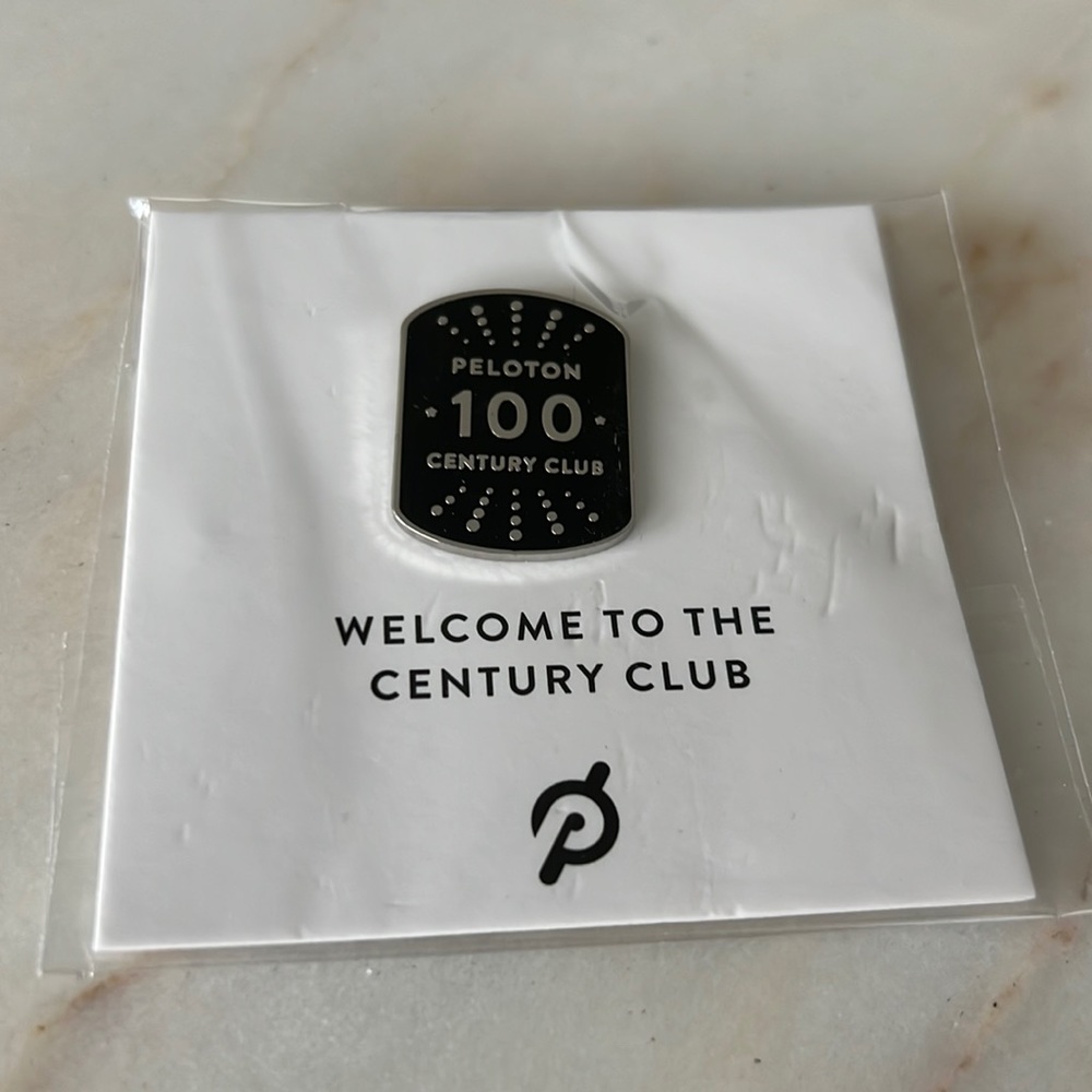 Peloton Century Club Pin